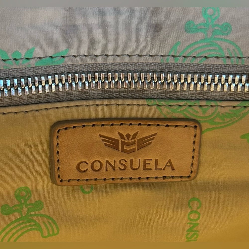 Consuela Candy Crush Quilted Metallic Champagne Slim Crossbody Bag Retired - Picture 8 of 16